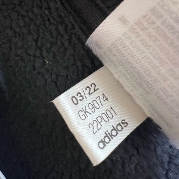 Adidas Men's Black Crewneck Logo Graphic Sweatshirt M outdoorsy athletic sporty - Picture 6 of 8